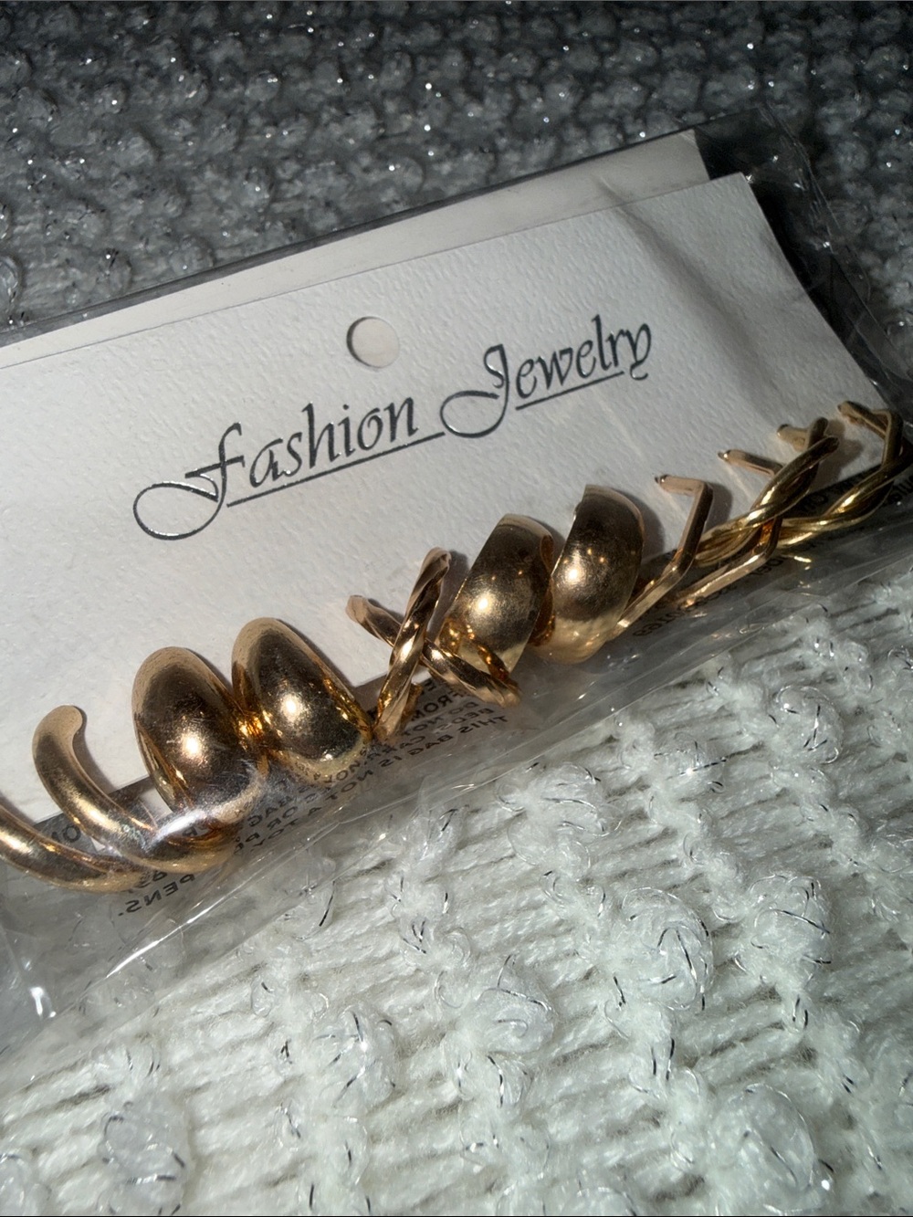 Fashion Jewelry Gold Earrings (6 pair) 6 pack